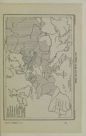 Europa nach dem Wiener Kongreß 1815