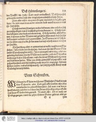 Vom Schrecken