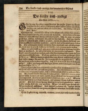 734-748, XIII. Die fuenffte Leich-Predigt