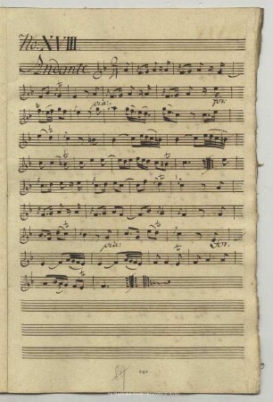18. Anonymus, Andante, F-Dur