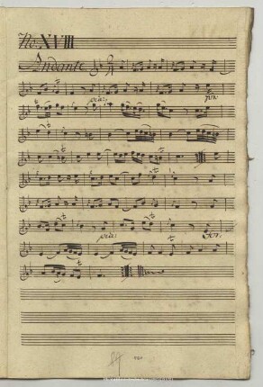 18. Anonymus, Andante, F-Dur