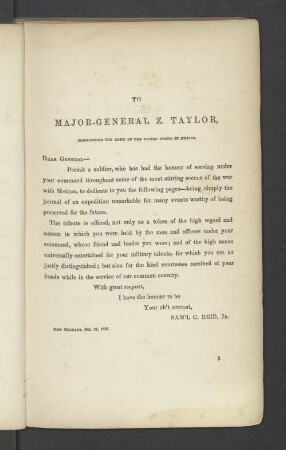To Major-General Z. Taylor