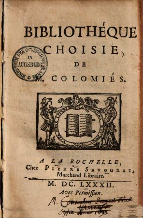 Bibliothéque choisie