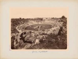Amphitheater, Syrakus: Ansicht