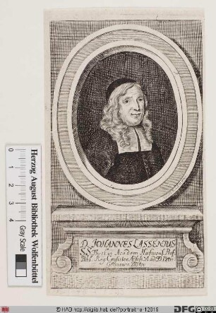 Bildnis Johannes Lassenius