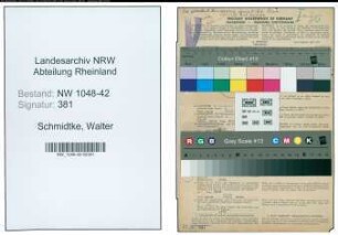 Entnazifizierung Walter Schmidtke , geb. 11.11.1899 (Fabrikant)