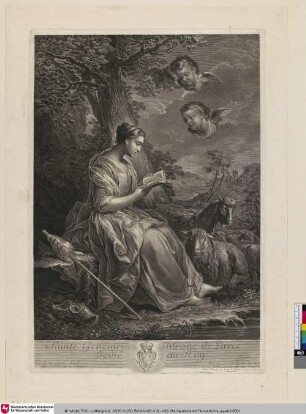 Sainte Geneuiev Patrone de Paris [Heilige Genoveva von Paris]