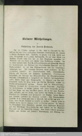 Enthüllung des Judeich-Denkmals
