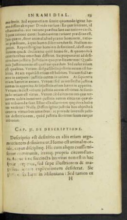Cap. 31. De Descriptione.