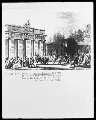 Einzug Napoleons in Berlin am 27.10.1806