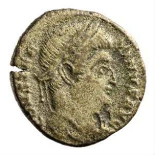 Münze, Follis, Aes 3, 324 - 325 n. Chr.