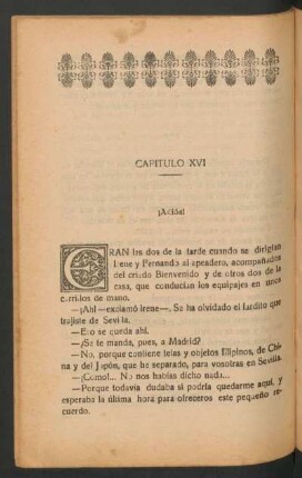 Capítulo XVI - ¡Adíos!