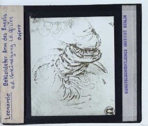 da Vinci, Verkündigung (Florenz Uffizien 00285888),da Vinci, Studie zur Verkündigung (Zeichnung) (Oxford)