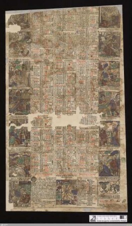 [Einblattkalender auf das Jahr 1589]