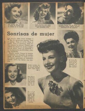 Sonrisas de mujer