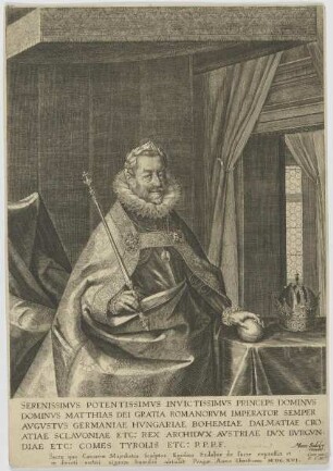 Bildnis des Matthias, Dei gratia Romanorvm Imperator