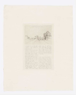 La Porte St. Honoré en 1429, Blatt 24 der Folge "Annuaire des beaux-arts 1876"