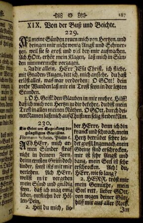 XIX. Von der Buß und Beichte