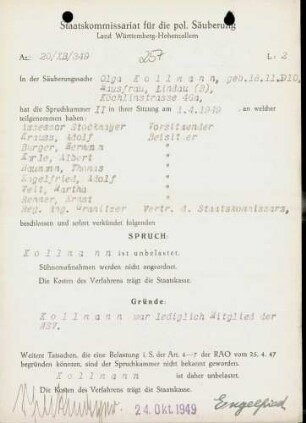 Kollmann, Olga