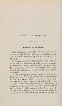 Zevende hoofdstuk. De inname van den Kraton