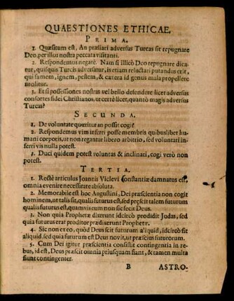 Quaestiones Ethicae.