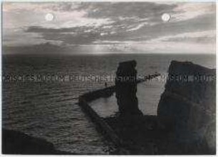 Insel Helgoland, Nordspitze Abendstimmung