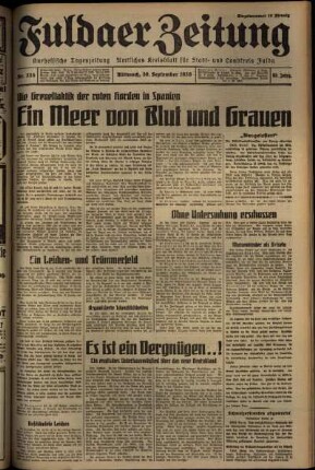 Ausgabe vom Mittwoch, den 30. September 1936.
