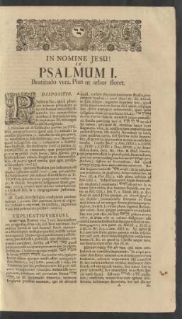 Psalmum I - Psalmi X