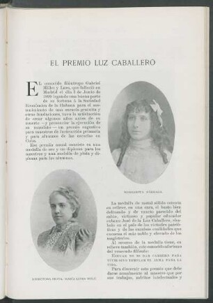 El premio Luz Caballero