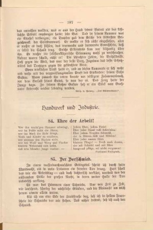 Handwerk und Industrie