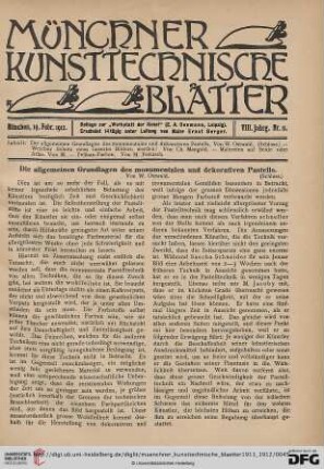 8: Die allgemeinen Grundlagen des monumentalen und dekorativen Pastells, [3]