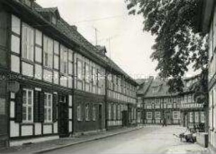 Blick auf Fachwerkhäuser in Wernigerode