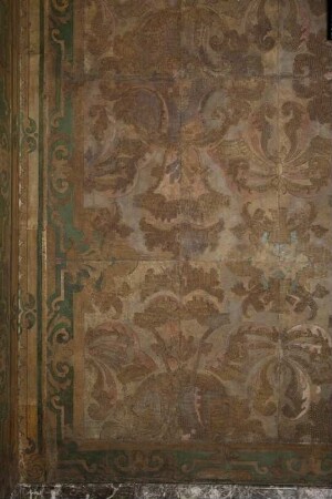 Goldledertapete, ornamentales Motiv Nr. 12