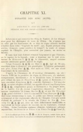 Chapitre XI. Dynastie des Ming (Suite)