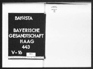 Abschriften von Denkschriften verschiedener Gesandter an die Generalstände