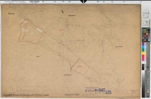 Lüdinghausen (Lüdinghausen), Umlegung Lüdinghausen, Bl.60 Zuteilungskarte Hiddingsel Plbl 4