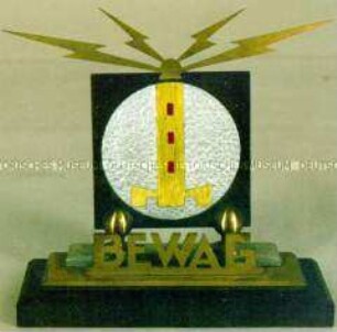 Tischzier "BEWAG"