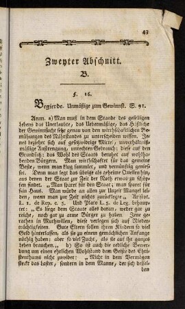 43-70, Zweyter Abschnitt