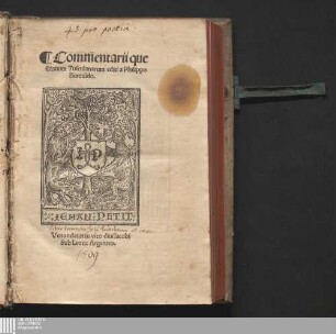 Commentarii que||stionum Tusculanarum