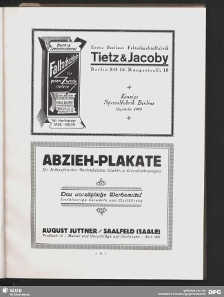Abzieh-Plakate