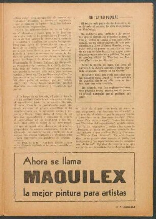 Un teatro pequeño