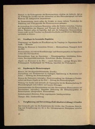 7. Fortpflanzung und Entwicklung : Individualentwicklung