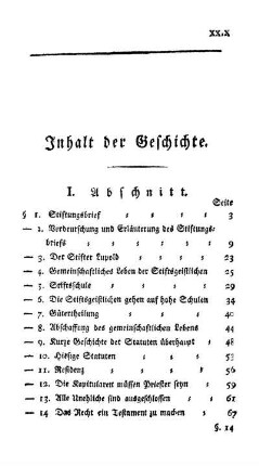 Inhalt der Geschichte.