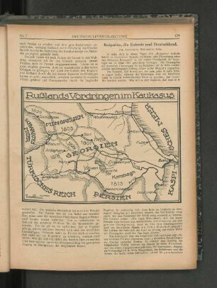 Bulgarien, die Entente und Deutschland.