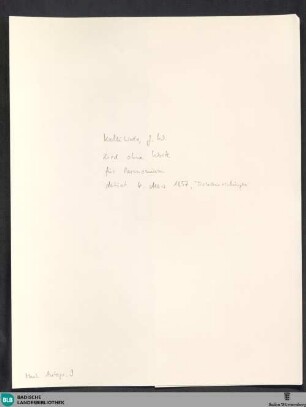 Lied ohne Worte - Don Mus. Autogr. 9 : harmonium; F; StrK WoO 4.38