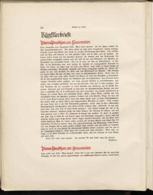 Künstlerbriefe