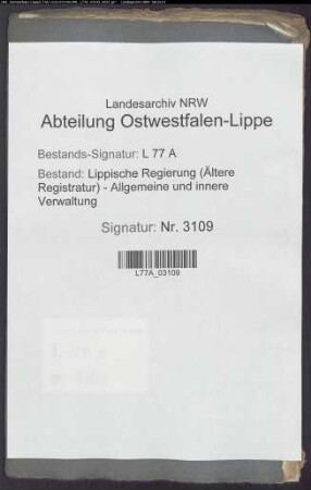 Verpflichtung von herrschaftlichen und adligen Verwaltern