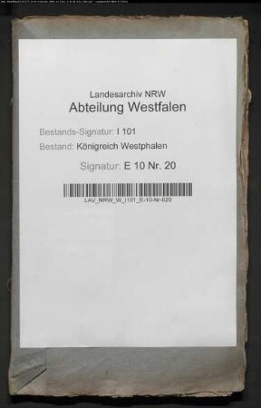 Beabsichtigte Chaussierung der Bremer Straße