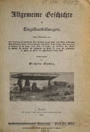 Urgeschichte der germanischen und romanischen Völker, 3