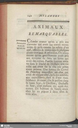Animaux Remarquables
